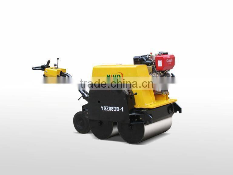 800kg Walk-behind vibratory roller small-size Road Roller Mini Vibratory Roller Light Compaction Equipment