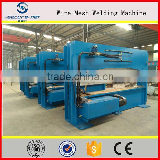 Welded wire mesh bending machine