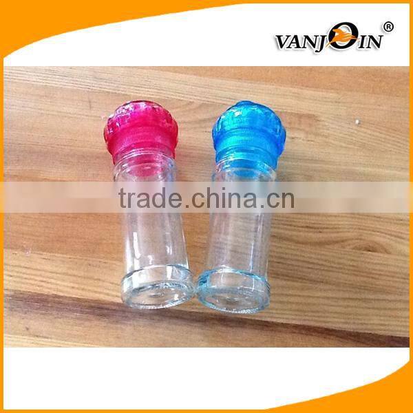 Adjustable Salt Grinder Plastic With 100ml Bottle