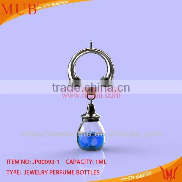 Glass Jewelry Beautiful Circle Shape Necklace Glass Bottle