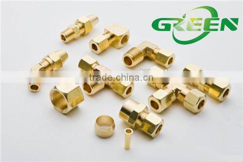 Stainless steel compression tee fitting