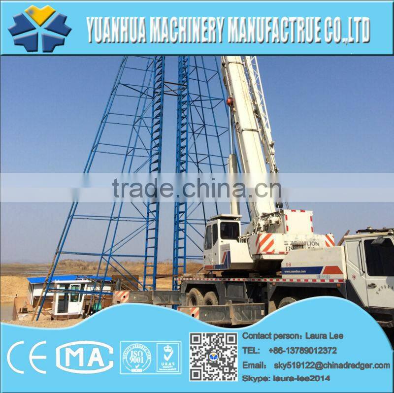 Drill-type sand dredger for Romania