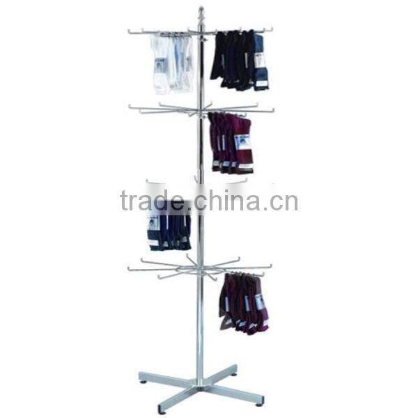 fashionable and practical Metal Rotating Socks Display rack