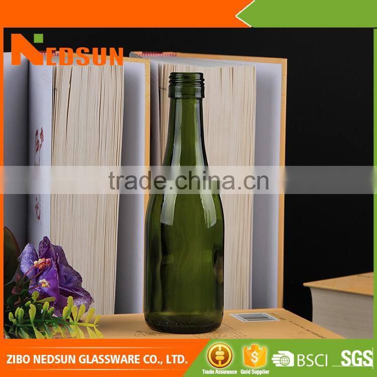 Custimized design empty 187ml wine bottles OEM welcome