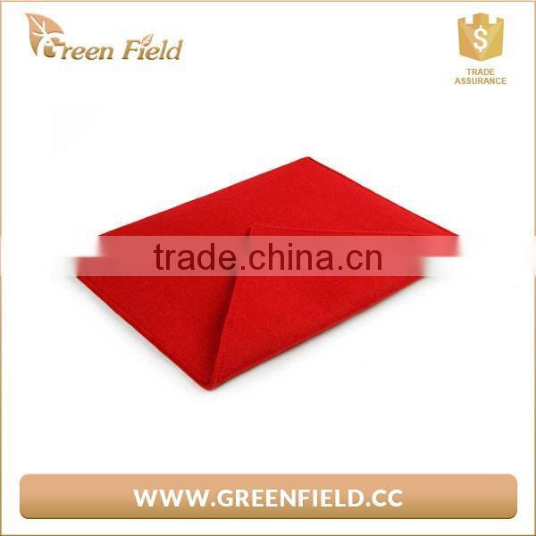 Wool Felt Inner Notebook Laptop Bag red felt Ipad bag