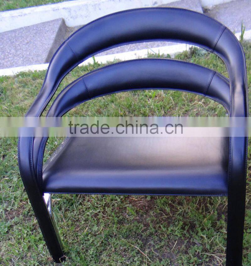 Black Leather Armchair