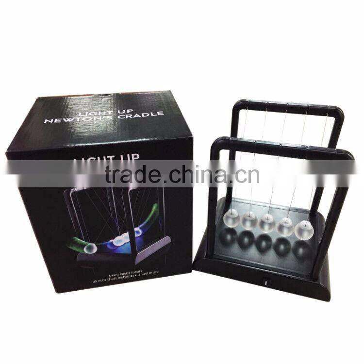 New Arrival Glowing Swing Ball, Newton Pool/ Seven Colors Balance Pool On Table For Decorate