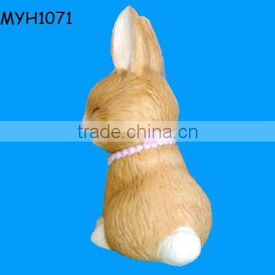 polyresin rabbit statue