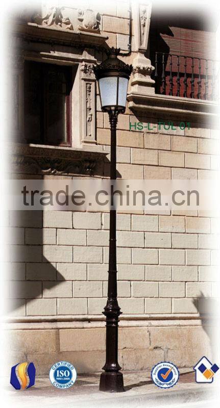 2017 popular ornamental outdoor lamp posts