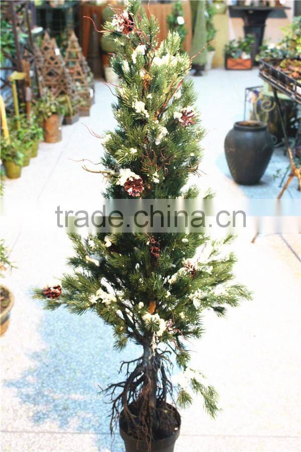 90cm -120cm indoor decoration Christmas festival supplies artificial snow needle pine tree
