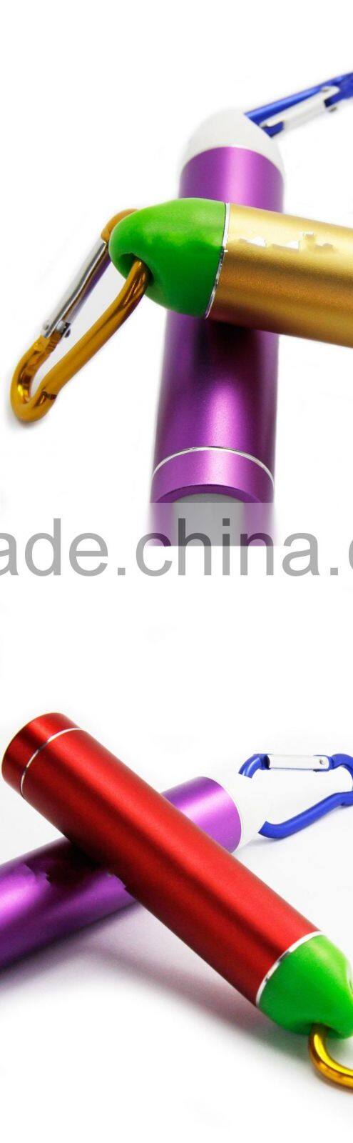 climbing hook power bank 1200mAh / travel gift power bank with led light