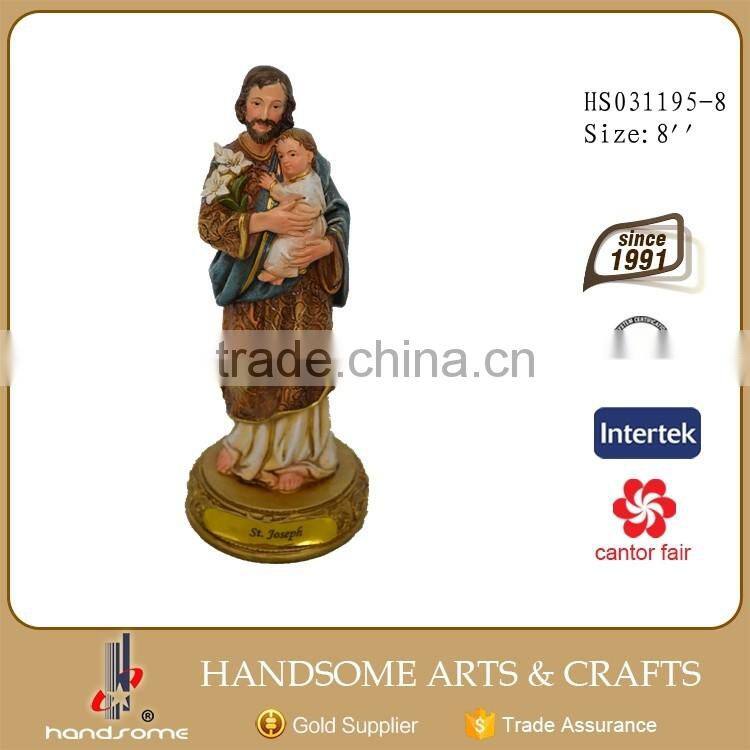 resin custom figure religious items St.Joseph deco