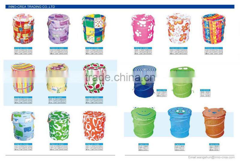 Pop-up Baby's Toys Collection Hamper with Two Handles