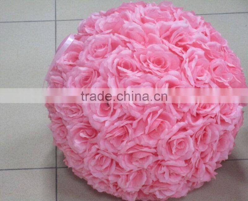 Artificial rose flower ball for wedding decoration