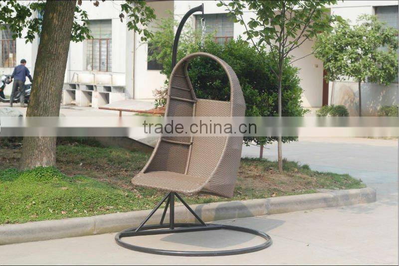 pe rattan hanging chair outdoor furniture