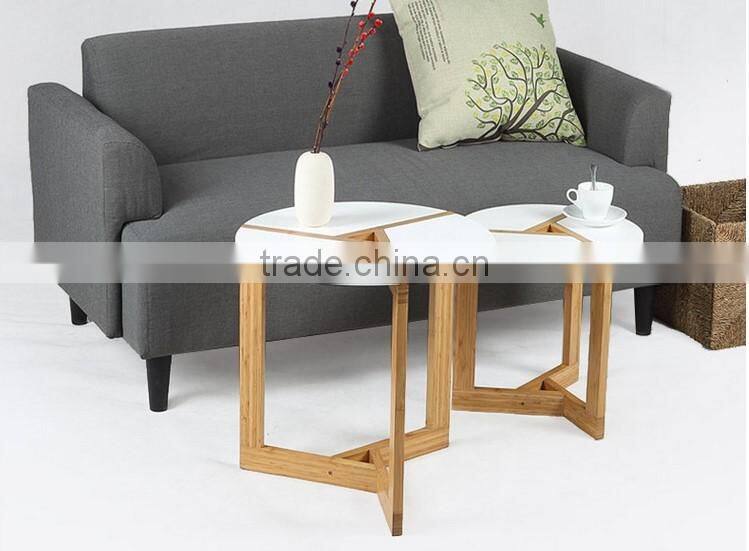 new style original sofa side table Eco-friendly bamboo coffee table