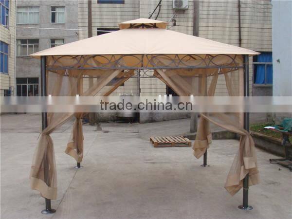 Waterproof fabric metal outdoor gazebo