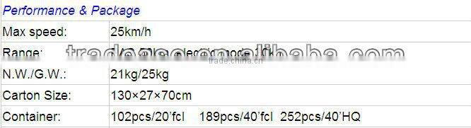 20" 250W 36V mini folding electric bike