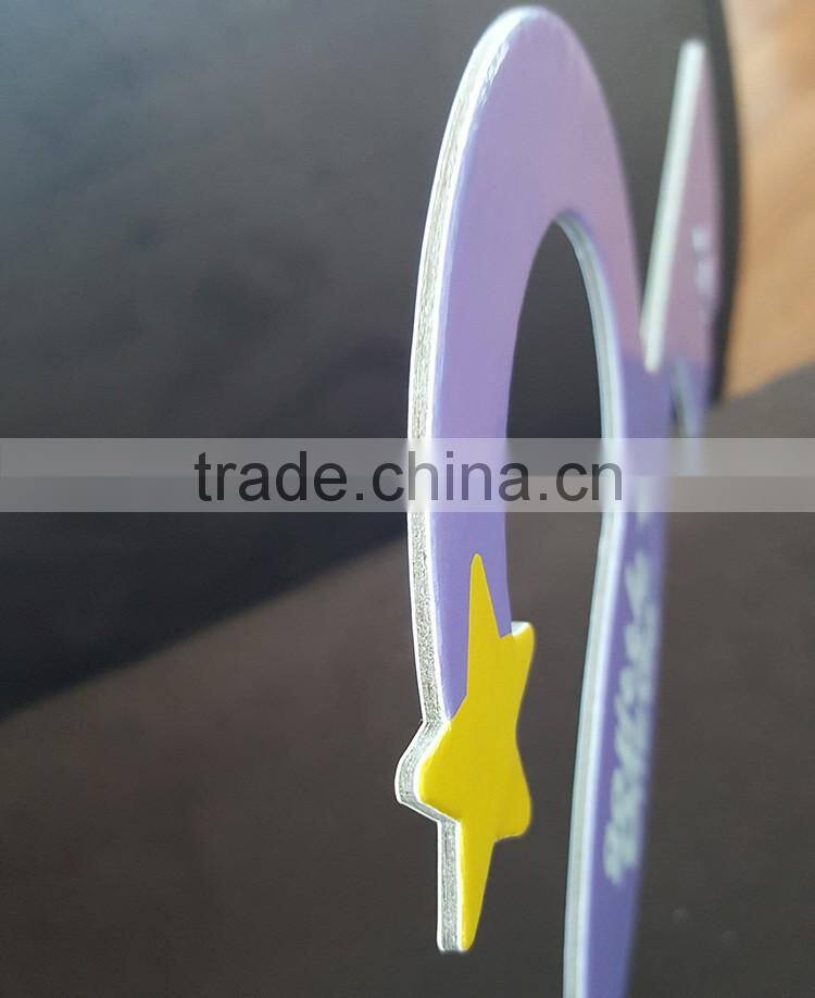 Brand new eco-friendly recyclable cardboard hanger paper hangers