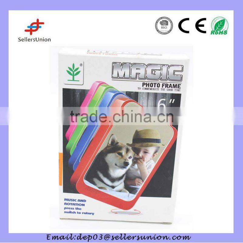 music rotating paper photo frame