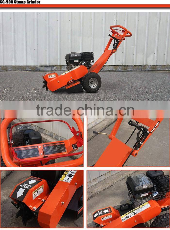 ISO9001 certificate competitive price high efficiency professional new gasoline tree stump grinder for sale