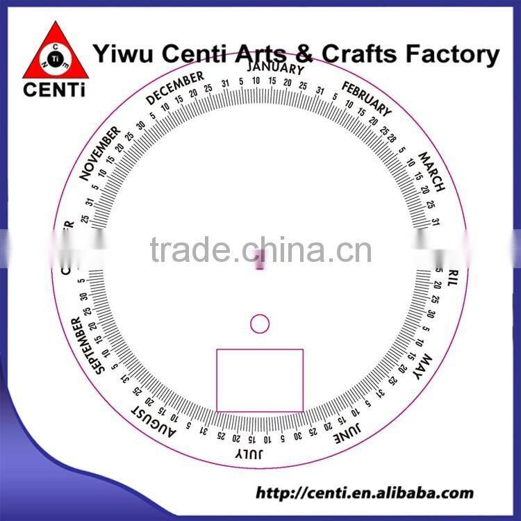 Customized 4 Color Printing Perpetual Calendar & Scheduling Wheel Calculator
