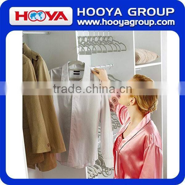 46*23CM 5pcs/set Camber Shape Velvet Flocking Clothes Hanger as Customized Colour