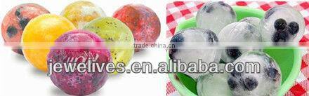 BPA free triple sphere ice ball mold maker