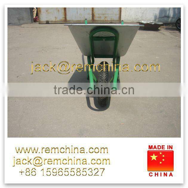 Rem WB6404 galvanized deep tray wheelbarrow for russia type gardening work use