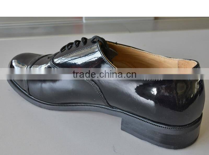 black business men genuine leather shoes