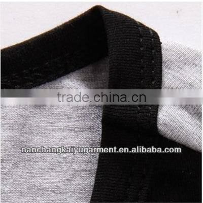 2014 summer new men's casual short-sleeve three-dimensional letters printed cotton t-shirt