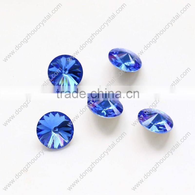 FANCY STONE! blue crystal accessories for necklace pendant/novel artist