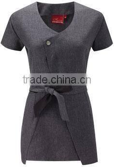 women beauty nail salon uniform for nail salon