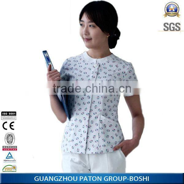 Nurse Uniform Good quality MU-71, 2015 fashion china hospital uniform factory
