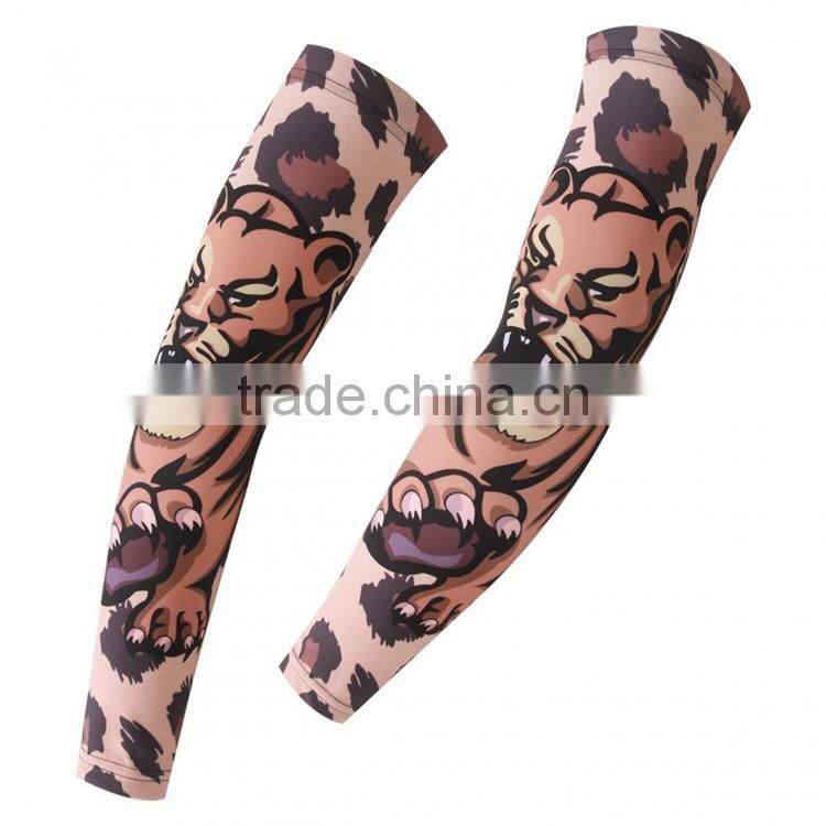 Sublimation arm sleeves sport with silicon gripper on top of sleeves