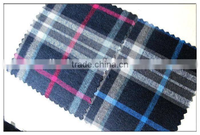 Casualwear 100% cotton flannel fabric /shirt fabric