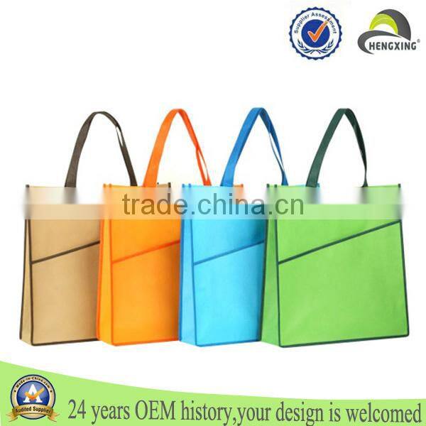 Low price custom made printed travel tote top quality non-woven bag wholesale