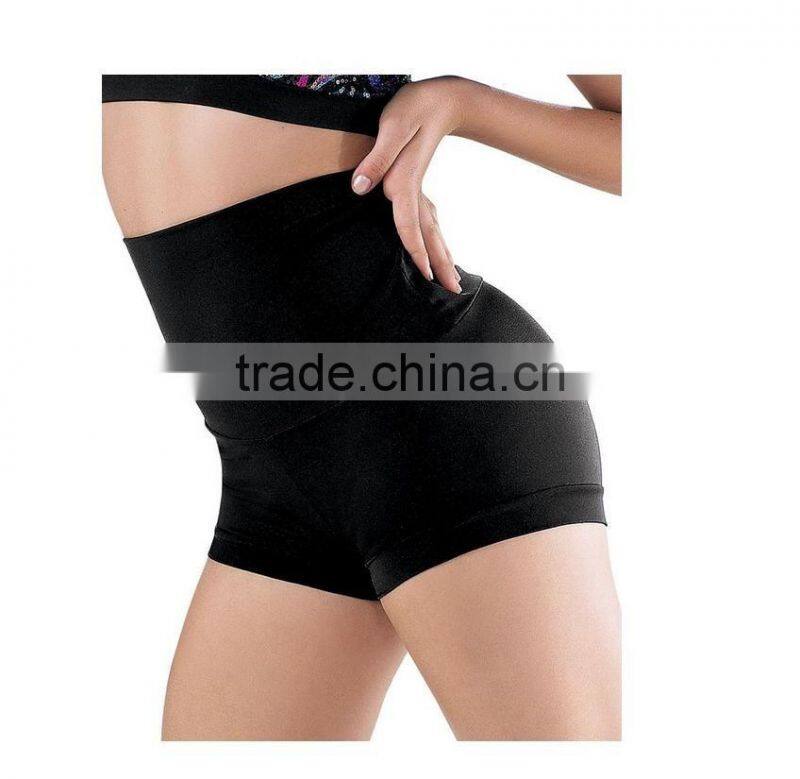 Nylon High-Waist Dance Shorts E16012