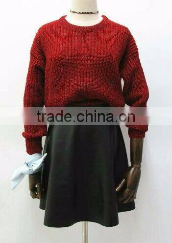 Runwaylover New Fashion 2017 Ladies Custom Knitted Pullover Sweaters