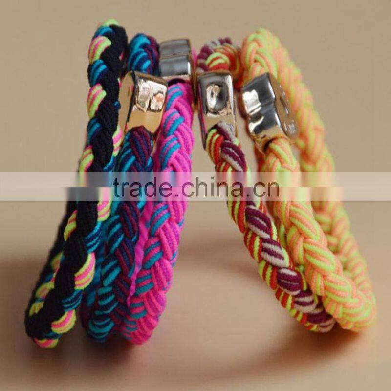 Candy Color Heart Hair Rope Elastic Hairbands