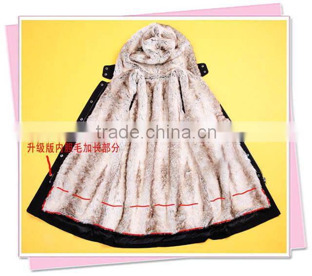 Women's Long Down Coat Winter Outerwear with Hood