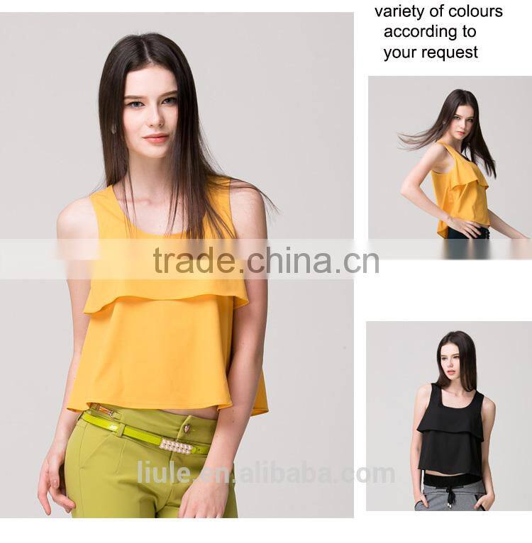 Lovely wide strap tank top