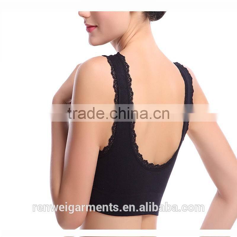 gym Women Padded Sports black Yoga Women Bra