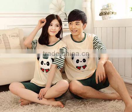 2015 wholesale new style couple pajamas