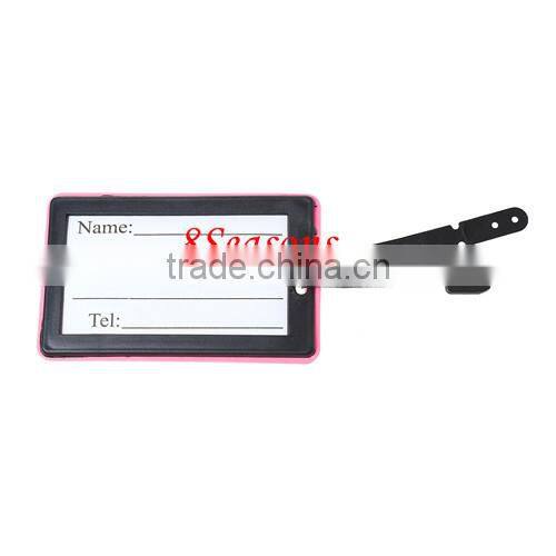 Pink Travel Suitcase Baggage Tag Luggage Tag Name Bag Card Holder 10.5cm x 6.5cm