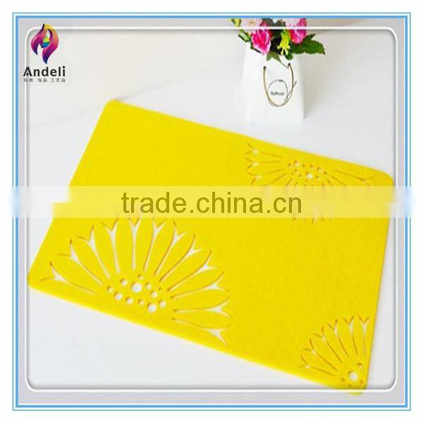 china wholesale Sunflower Felt Placemat for home decor