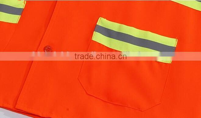 Customized Logo High Visibility Mesh Reflective Safety Vest With Pocket