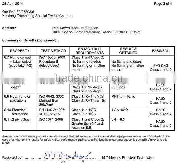 ASTMF1506 fluorescent YELLOW ORANGE fabric high quality hi vis anti-static fabric used workwear