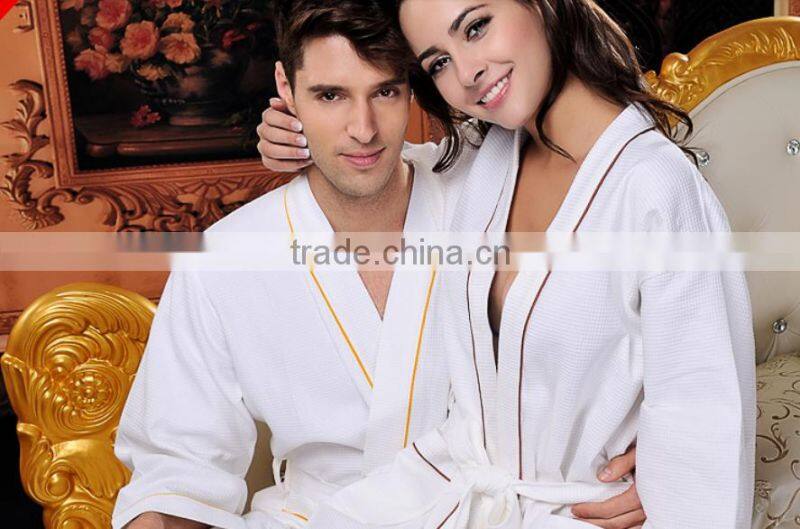 home and hotel couples 100 cotton Waffle bathrobe