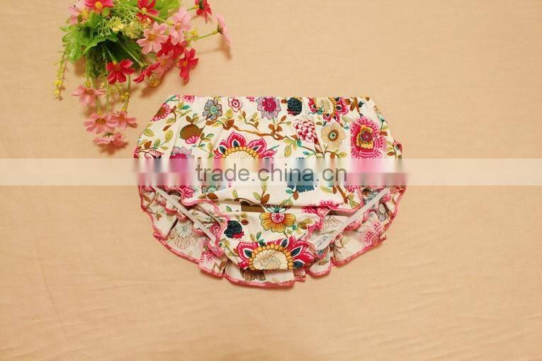 Wholesale Various Baby Clothes Baby Ruffle Bloomer Soft Cotton Shorts